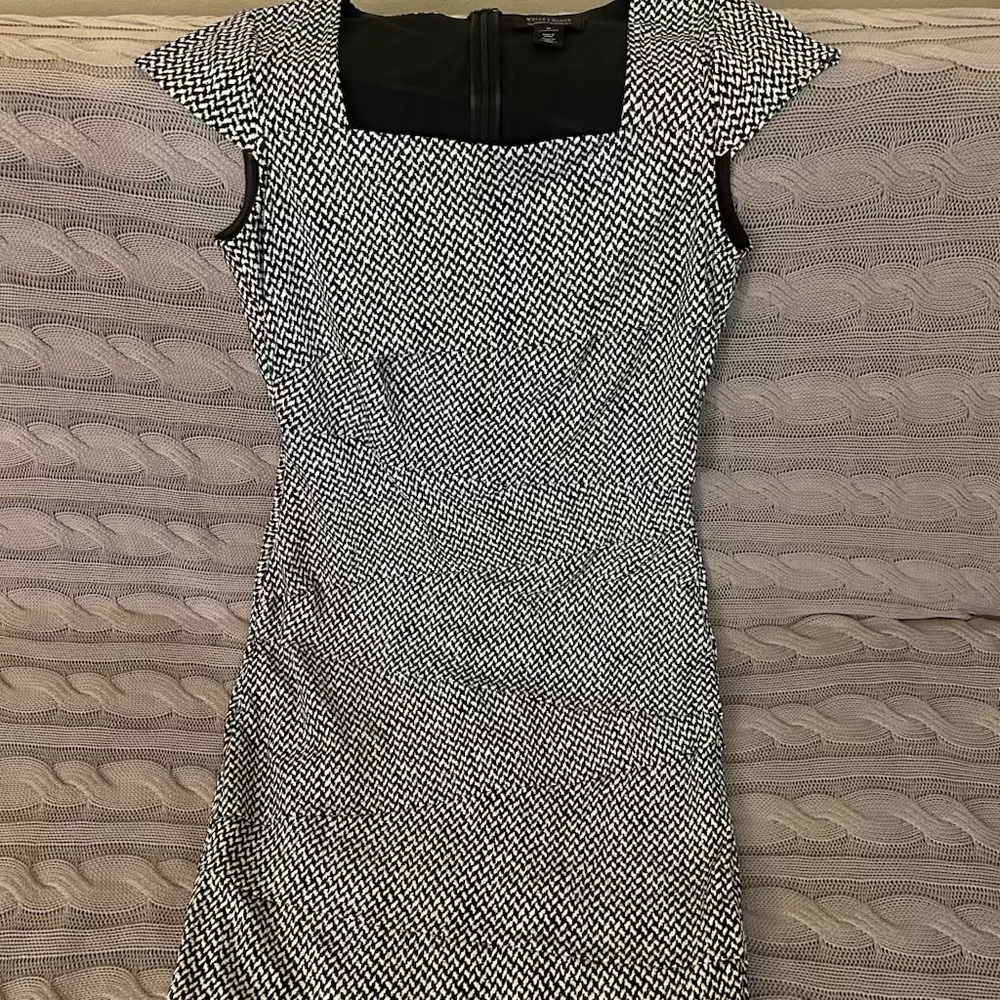 Elegant Black and White Women's Dress